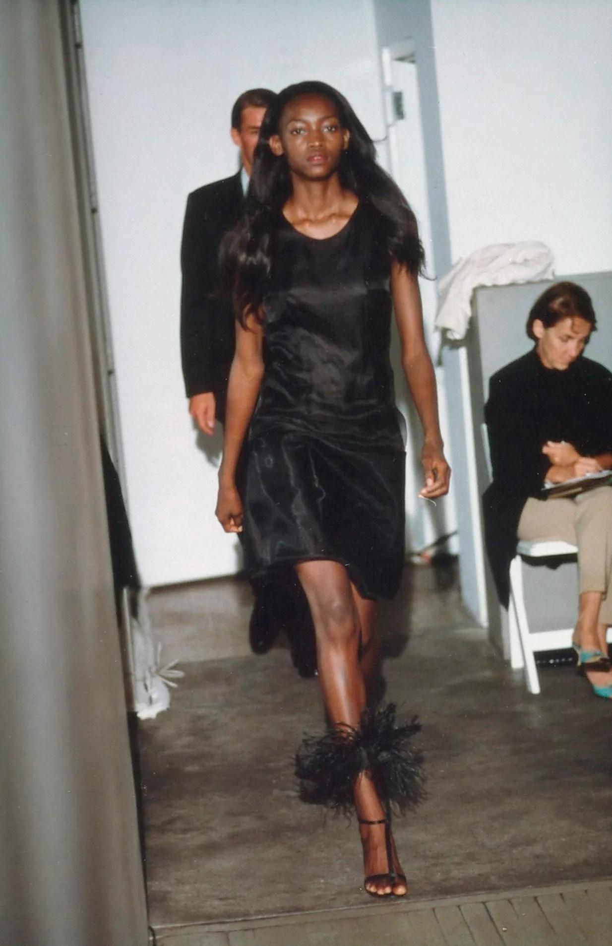 Helmut Lang SS00 Silk Organza Balloon Dress For Sale 1