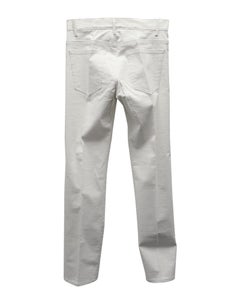 Pantaloni a gamba dritta Helmut Lang in cotone bianco