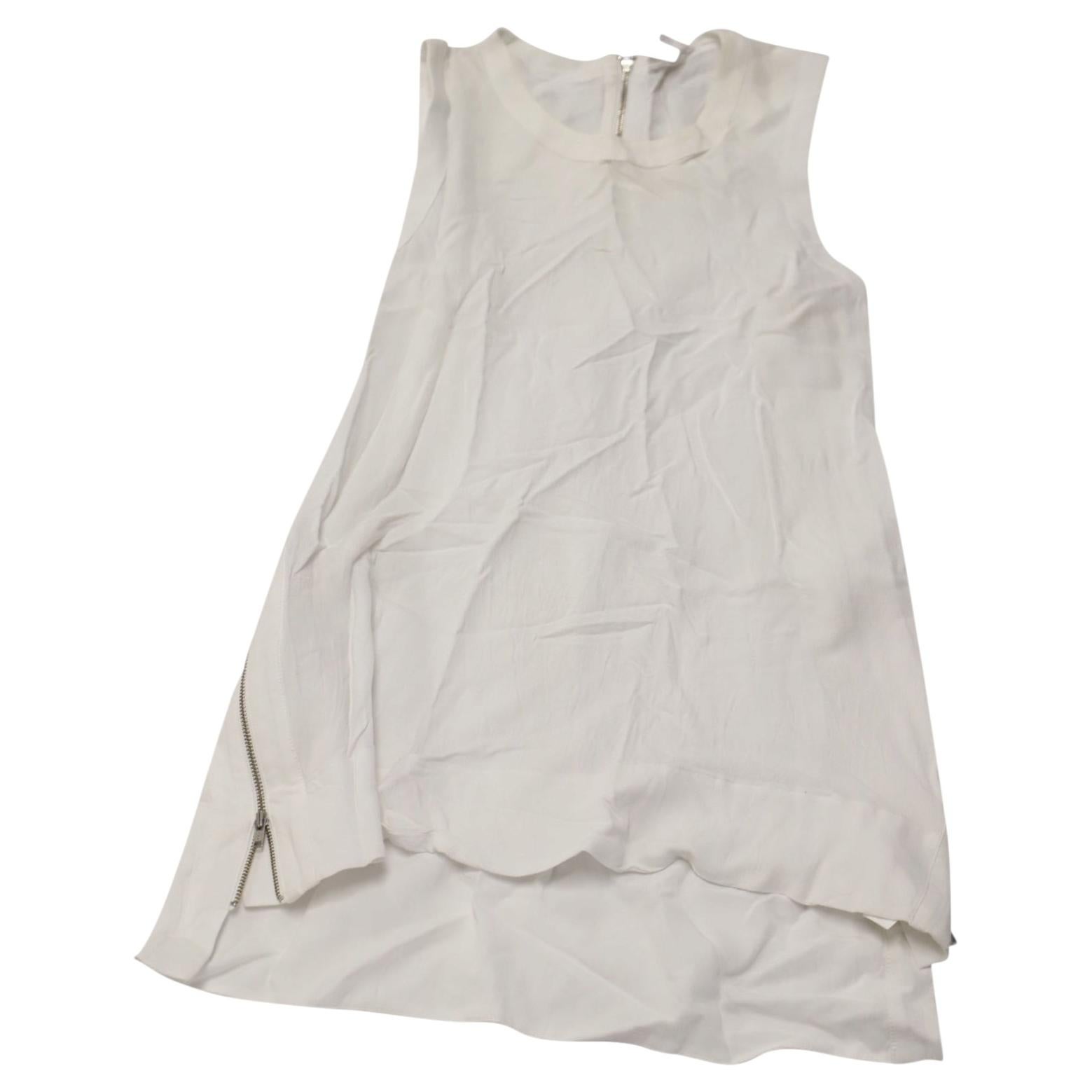 Canotta Helmut Lang in rayon bianco in vendita