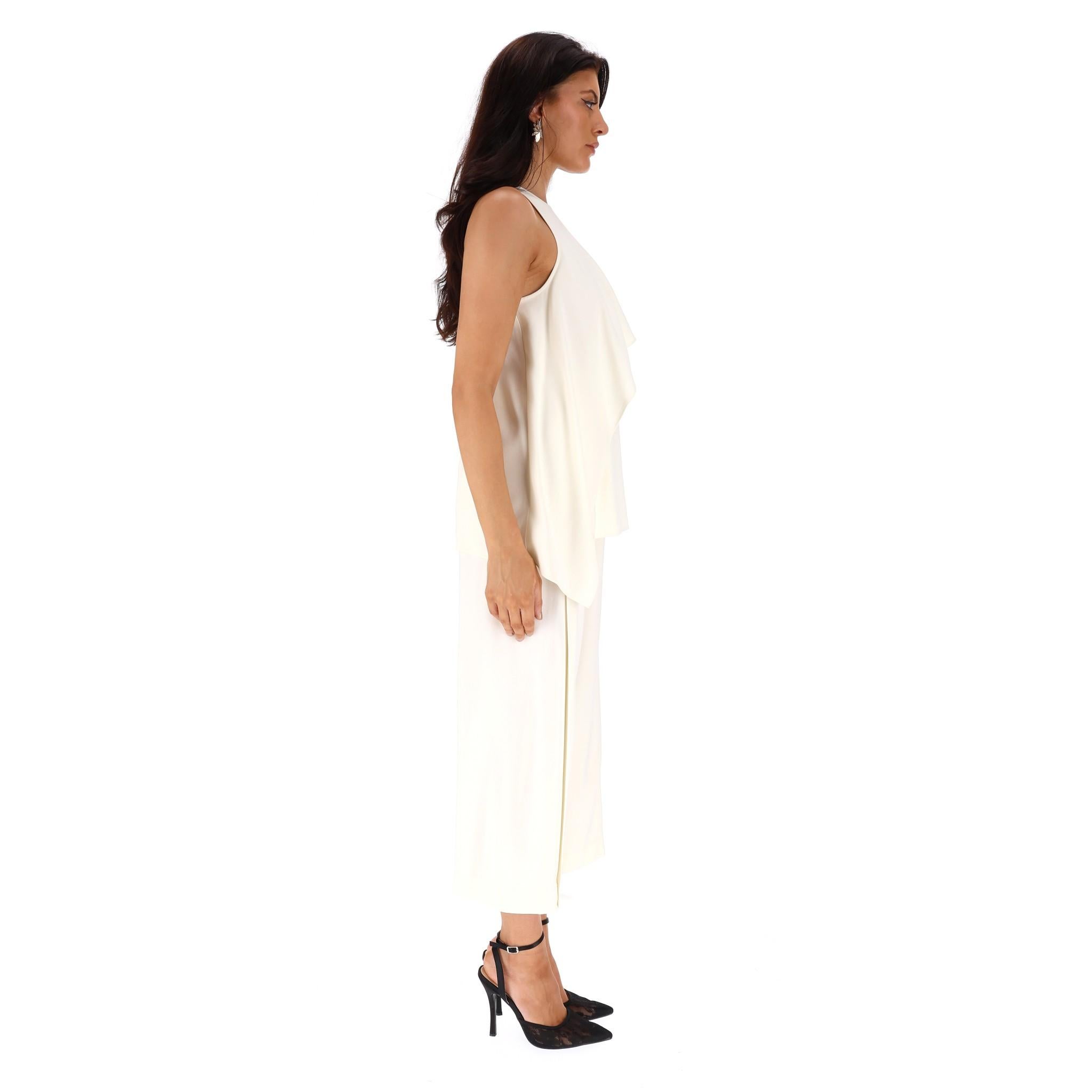 Conjunto de top y pantalón Helmut Lang Blanco en venta