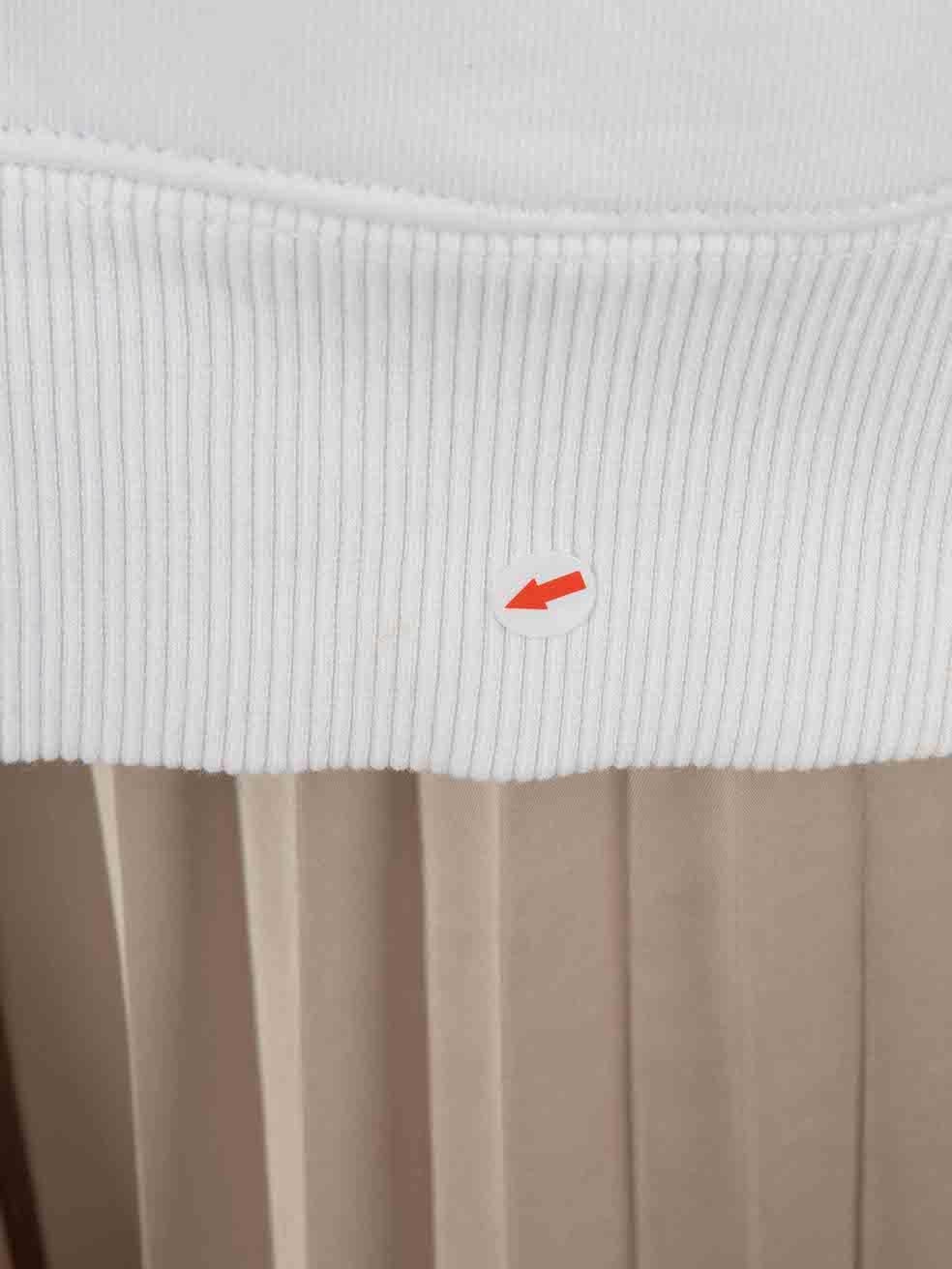 Helmut Lang, felpa con cappuccio stampata con logo bianco, taglia M. In condizioni buone in vendita a London, GB