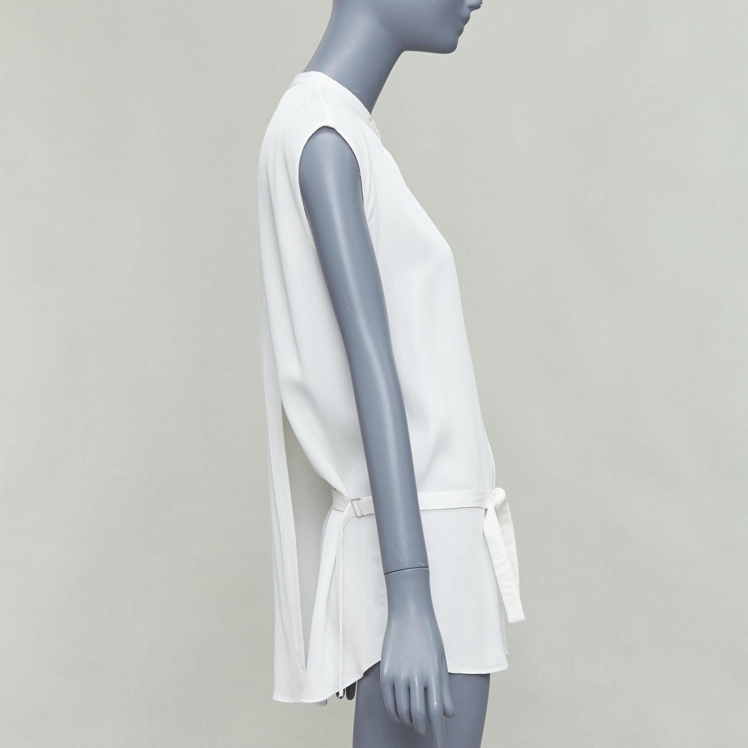 HELMUT LANG top sin espalda con tirantes blanco deconstruido S en Bastante bueno estado para la venta en Hong Kong, NT