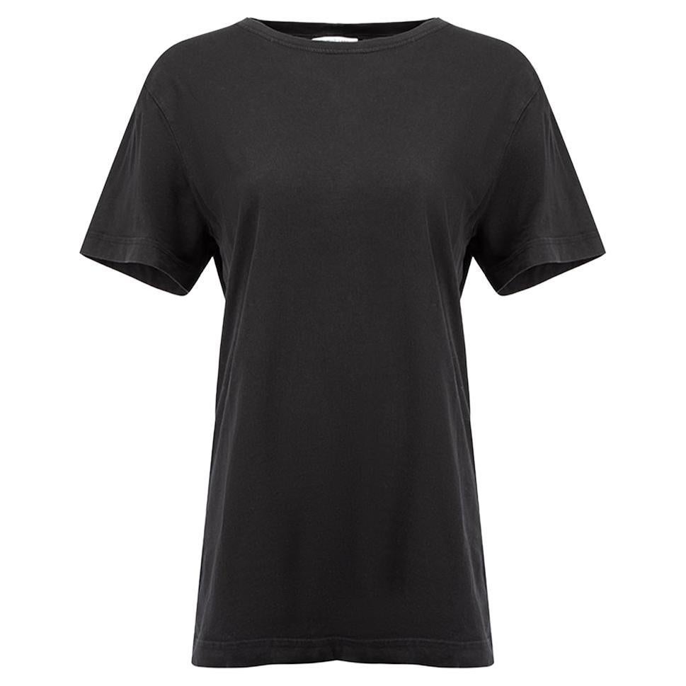 Helmut Lang Women's Black Limited Edition Printed T-Shirt For Sale