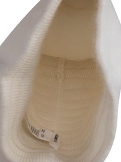 Helmut Lang Gorro Blanco de Angora para Mujer