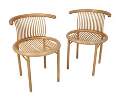 Mid Century Wood Helmut Lübke Chairs