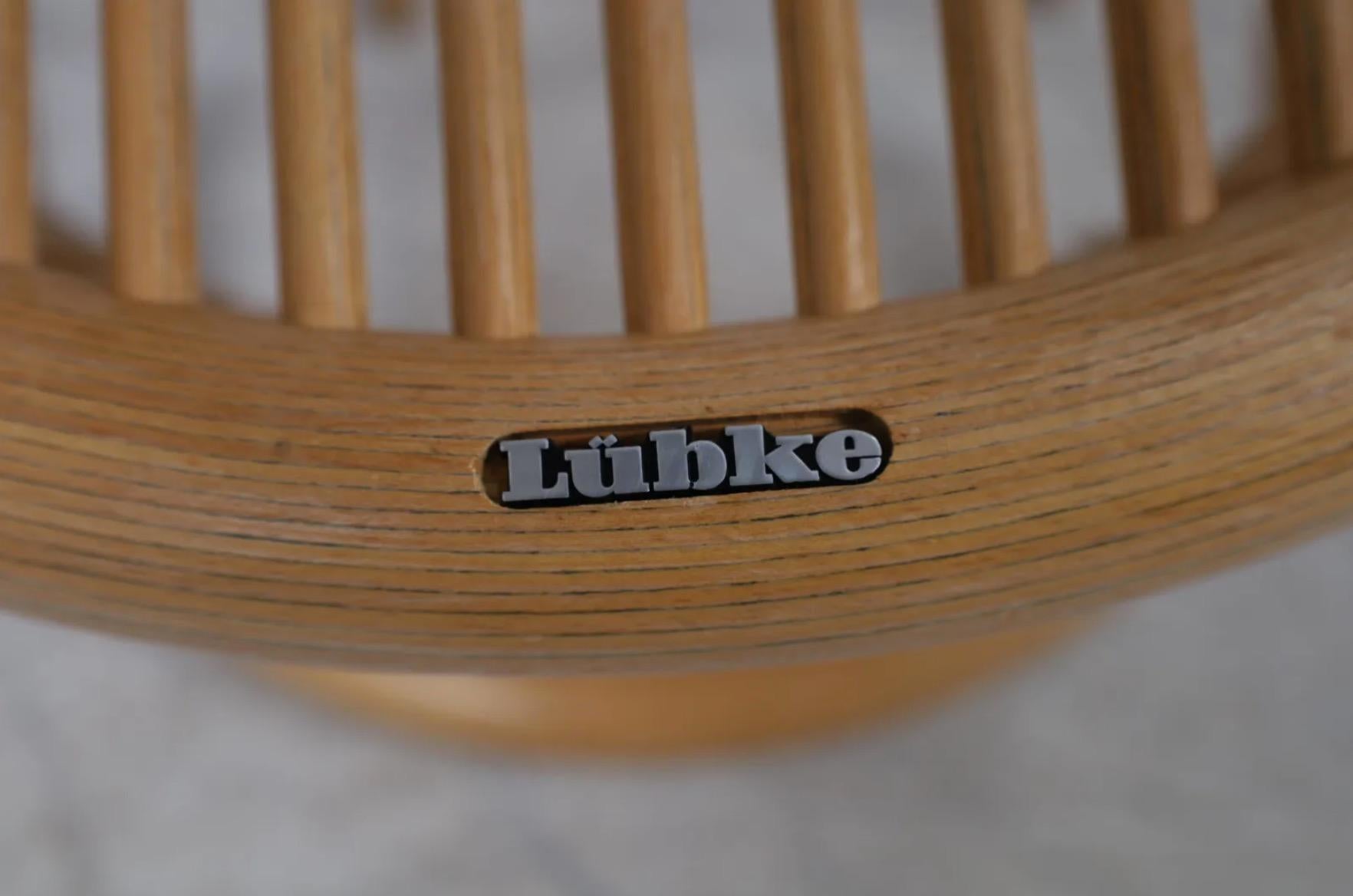 German Helmut Lübke Chairs For Sale