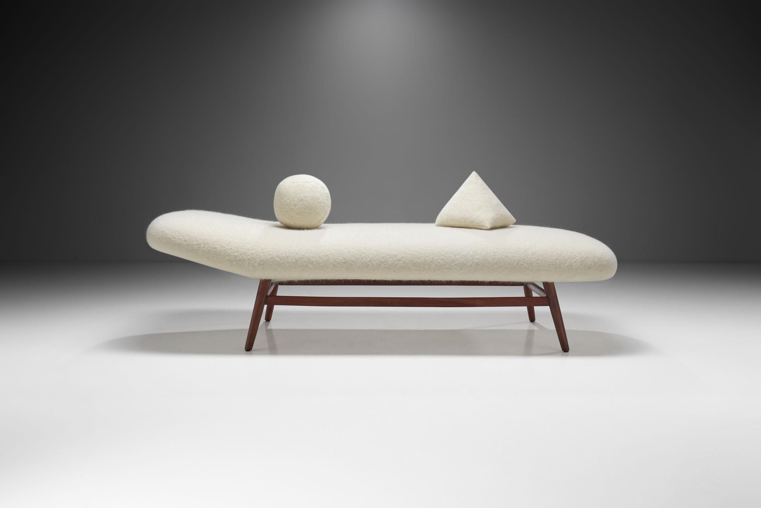 Mid-Century Modern Helmut Magg Daybed for Deutsche Werkstätten Hellerau, Germany, 1950s 