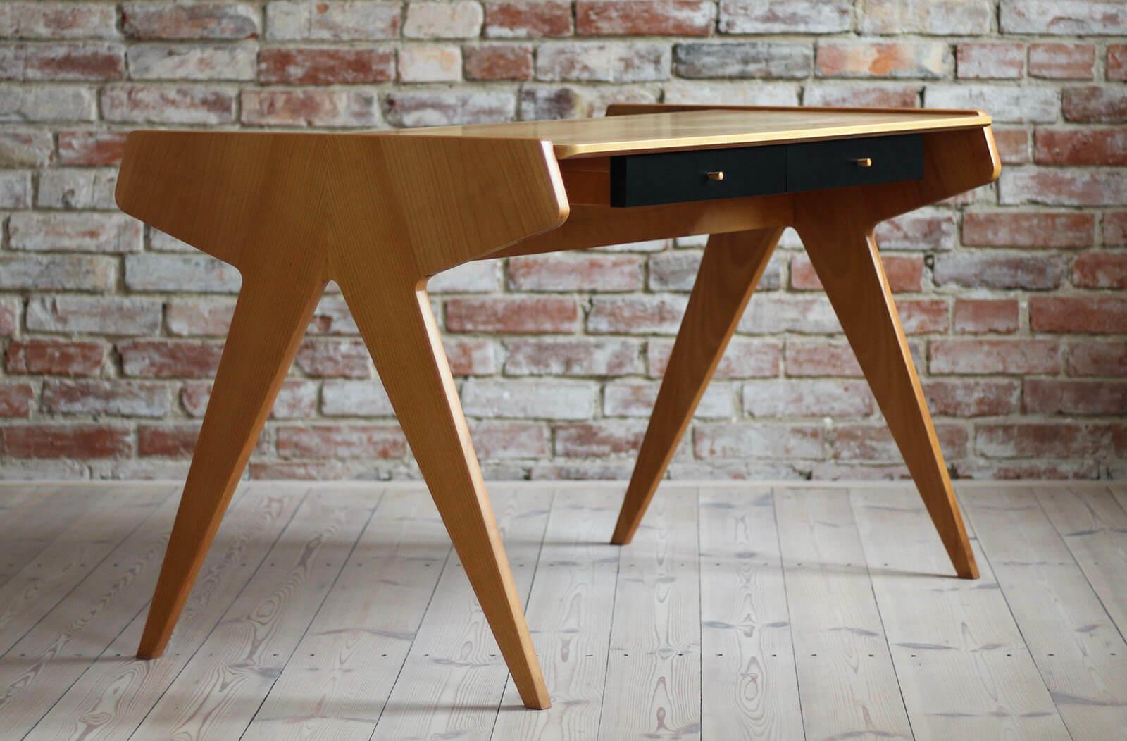 Mid-Century Modern Helmut Magg Desk for WK Möbel, Germany, 1950s For Sale