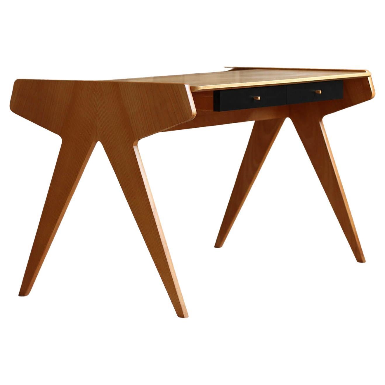 Helmut Magg Desk for WK Möbel, Germany, 1950s For Sale