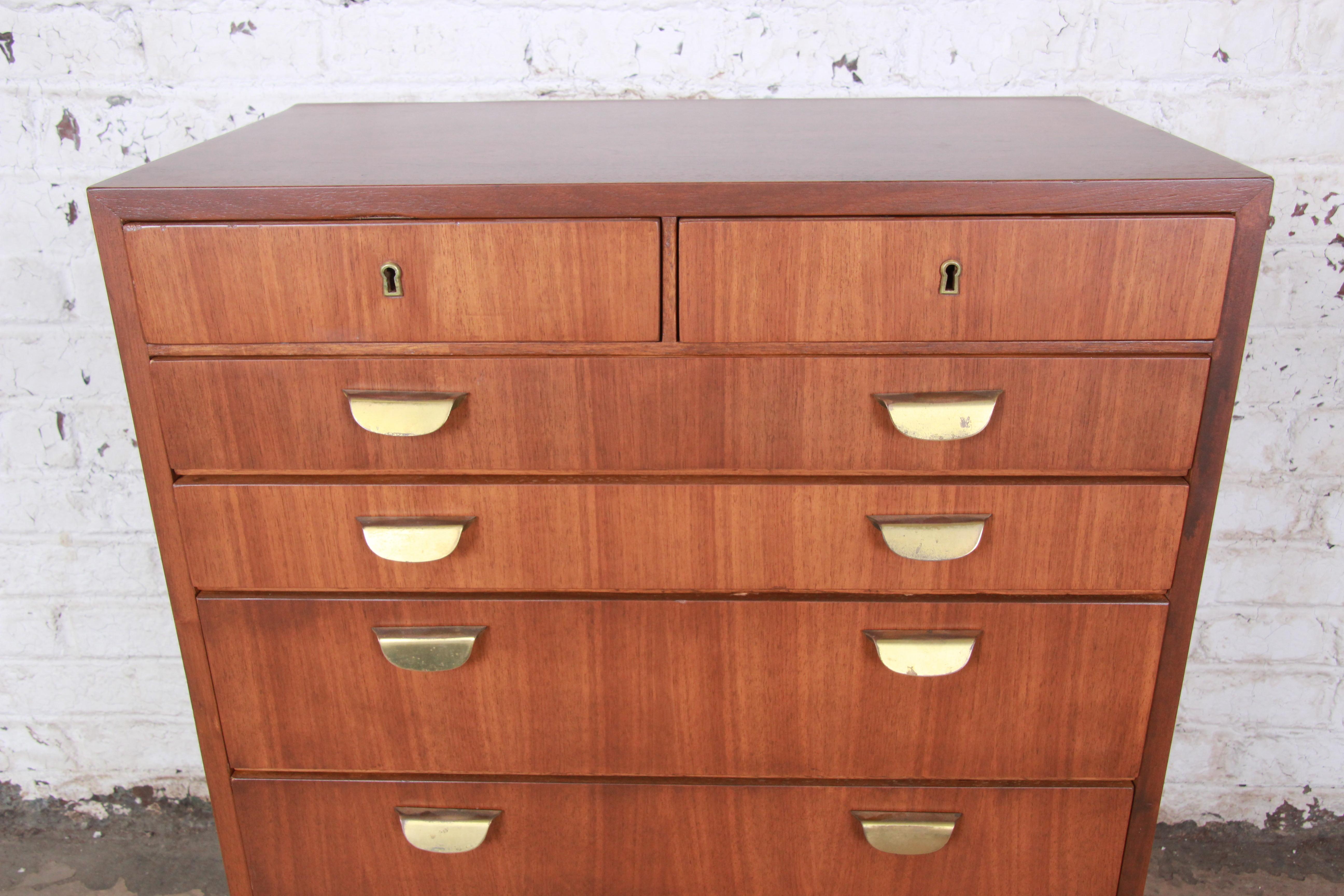 Mid-20th Century Helmut Magg for WK Möbel Mid-Century Modern Bachelor Chest, 1950s