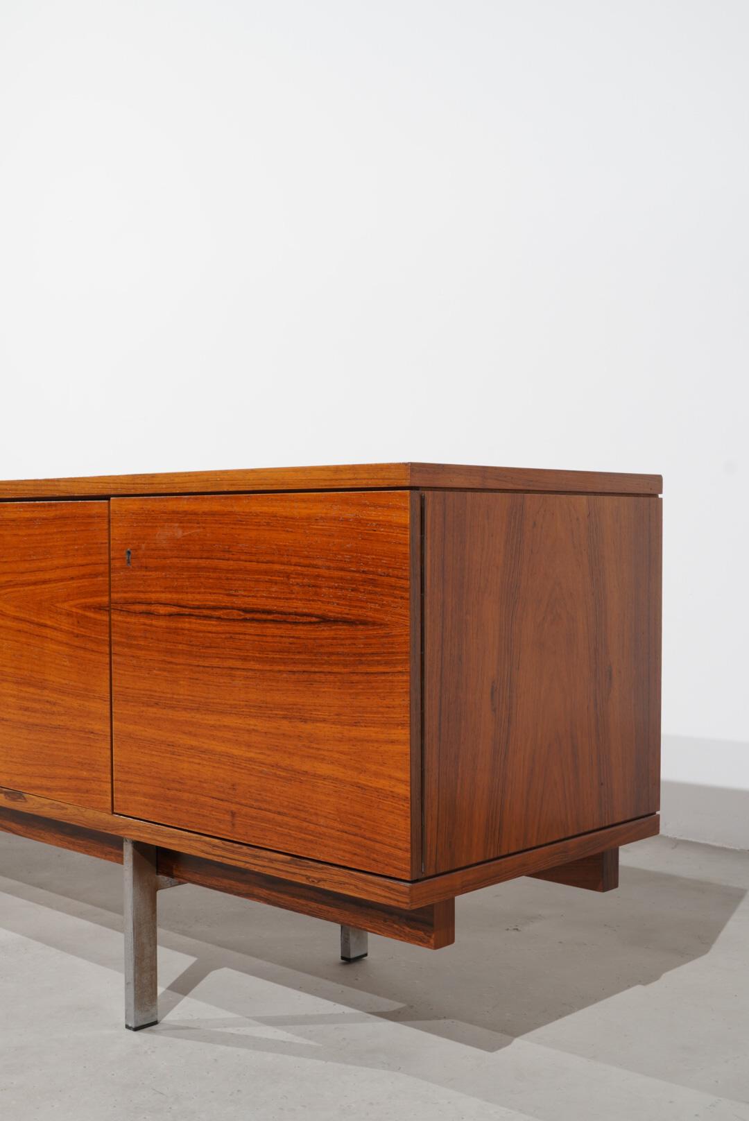 Exceptionally big and well designed sideboard by Helmut Magg. Beautiful piece built in the Mid-1960s.