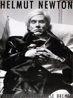 Helmut Newton - Andy Warhol Original Poster, 1974