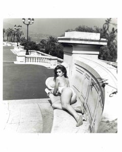 Cindy Crawford by Helmut Newton - Vintage Photograph - 1990s
