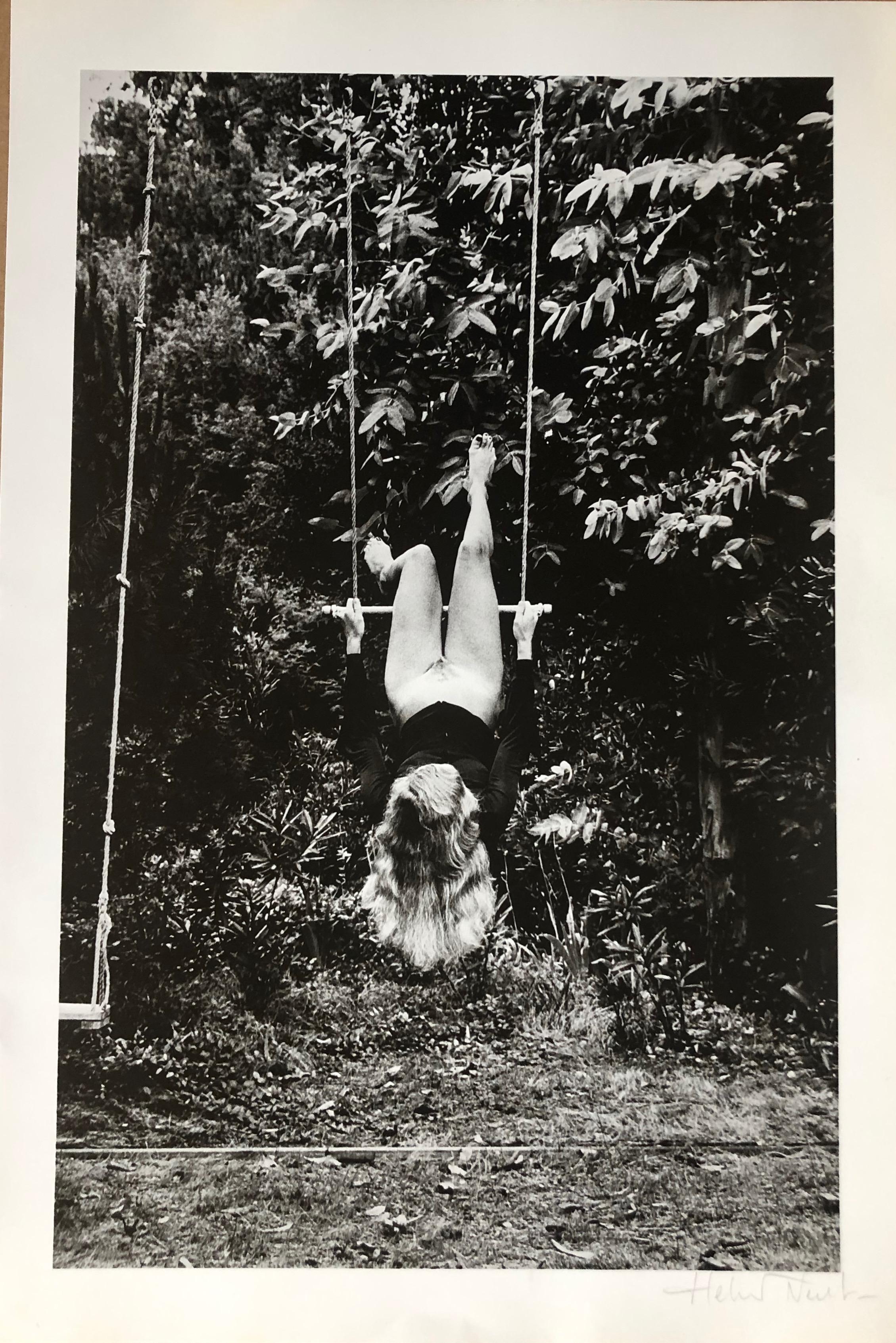 Helmut Newton Black and White Photograph - Croix - Valmer, 1976 