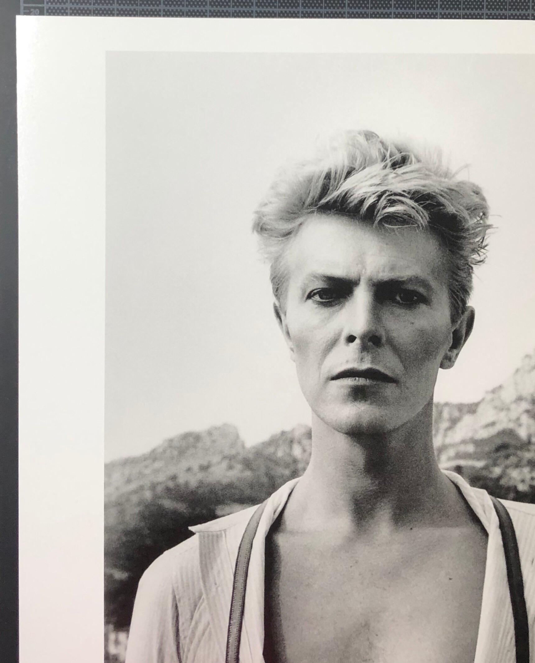 This iconic shot of Newton's great friend, David Bowie, is one he considered of his best and chose to include in his famous book, 