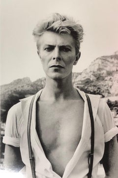 David Bowie, Monte Carlo 1893, gélatine argentique vintage par Helmut Newton