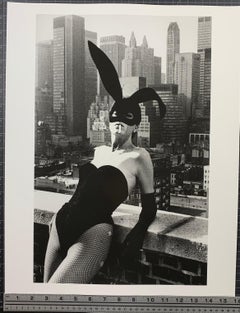 "Elsa Peretti II, New York 1975" Vintage Silver Gelatin Print by Helmut Newton