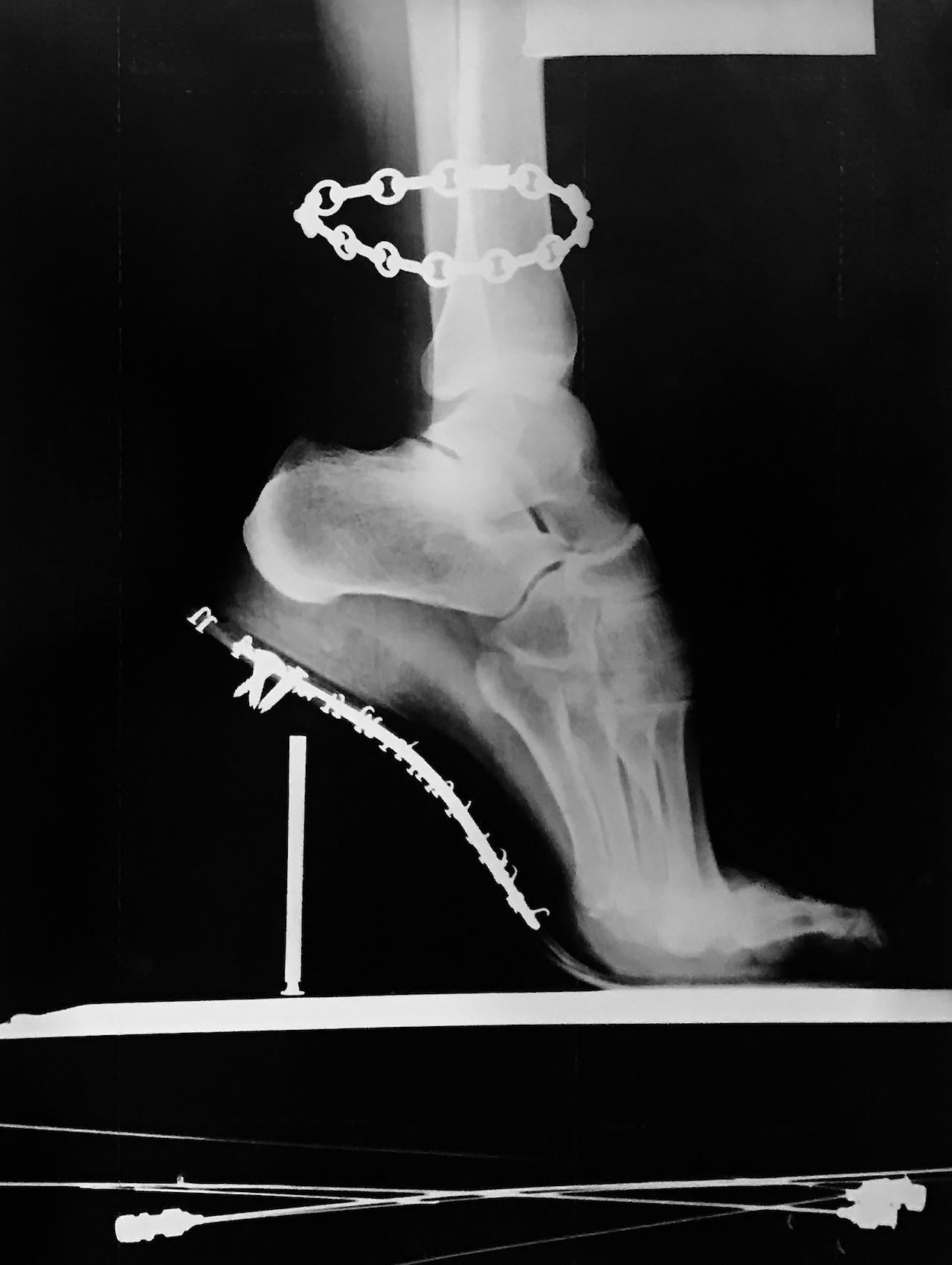 Helmut Newton Black and White Photograph - Fashion X-Ray Van Cleef 
Arpels, French Vogue, Paris, 1994
