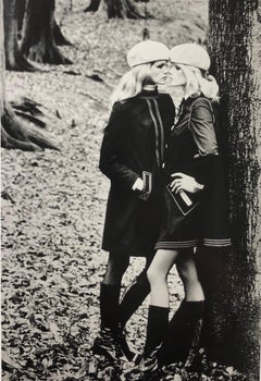 "Gemelas, for YSL & Vogue" Original Silver Gelatin Print by Helmut Newton