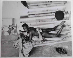 Grace Jones per Playboy di Helmut Newton - Fotografia d'epoca - 1985