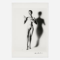 Helmut Newton Violetta with Monocle (signed Helmut Newton Big Nude)