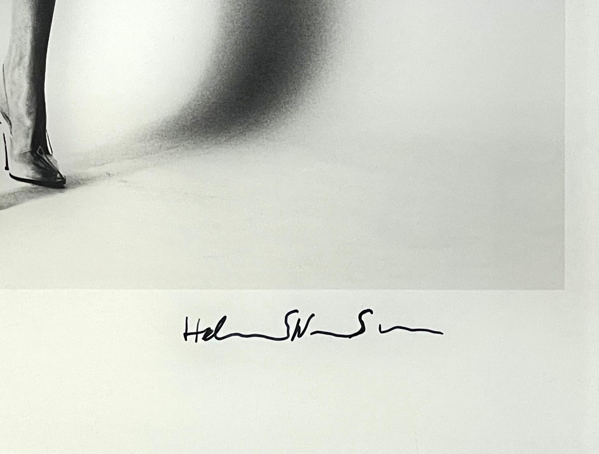 Helmut Newton Violetta with Monocle (signed Helmut Newton Big Nude) 1
