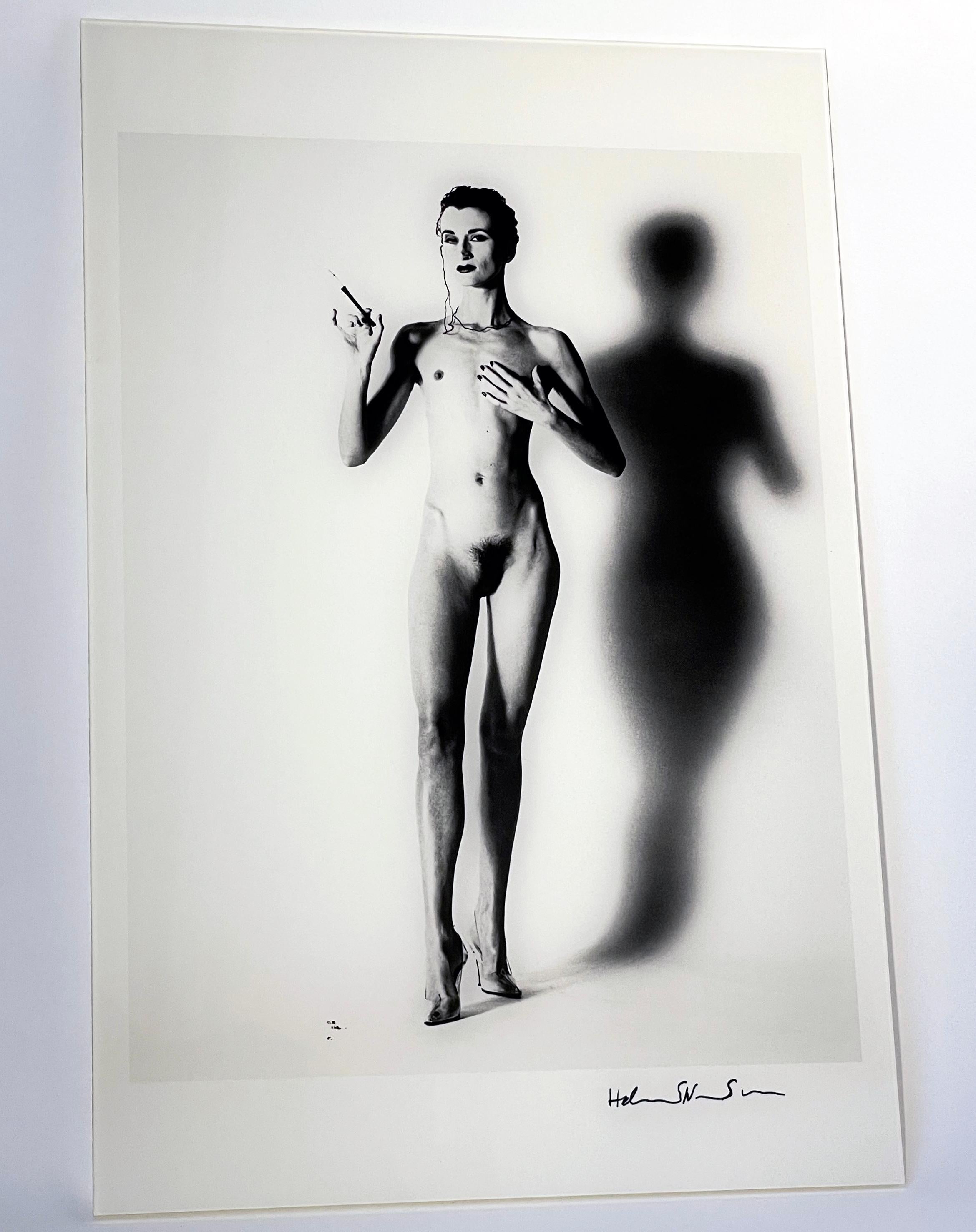 Helmut Newton Violetta with Monocle (signed Helmut Newton Big Nude) 3