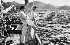 Helmut Newton, 'Winne on Deck', Cannes, 1975, Silver Gelatin Print