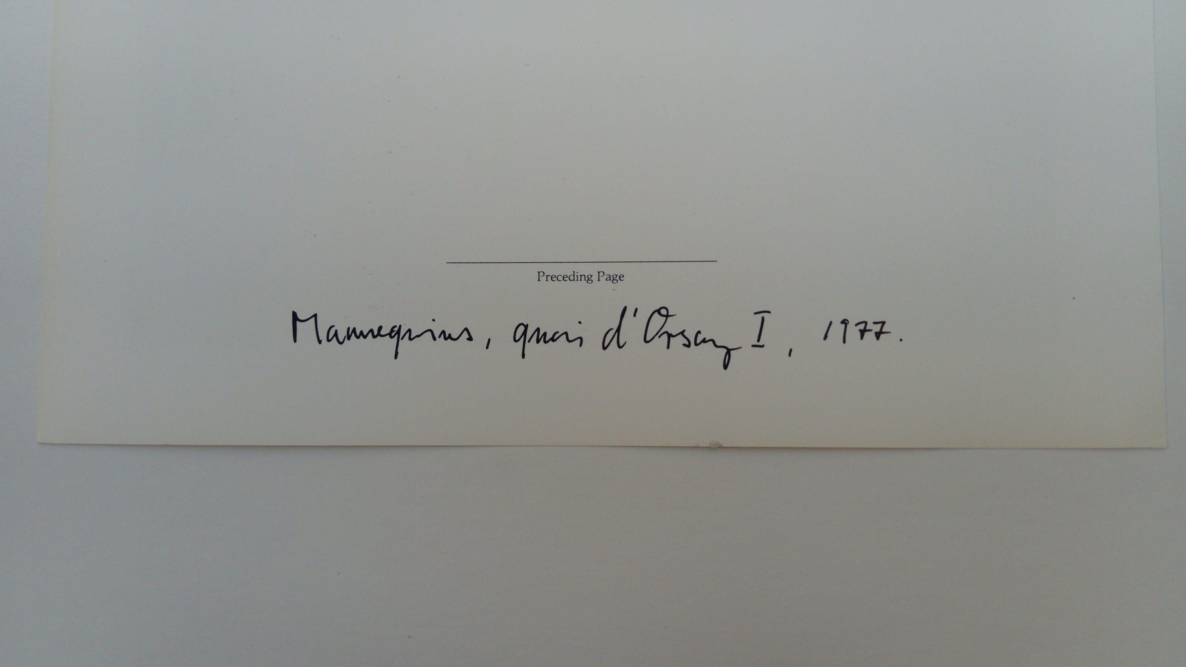 Very nice photo-lithography of Helmut Newton
Annotations on the back
Dimensions: 41 x 28 cm
Signed by the artist in pencil
Perfect condition - neat shipment