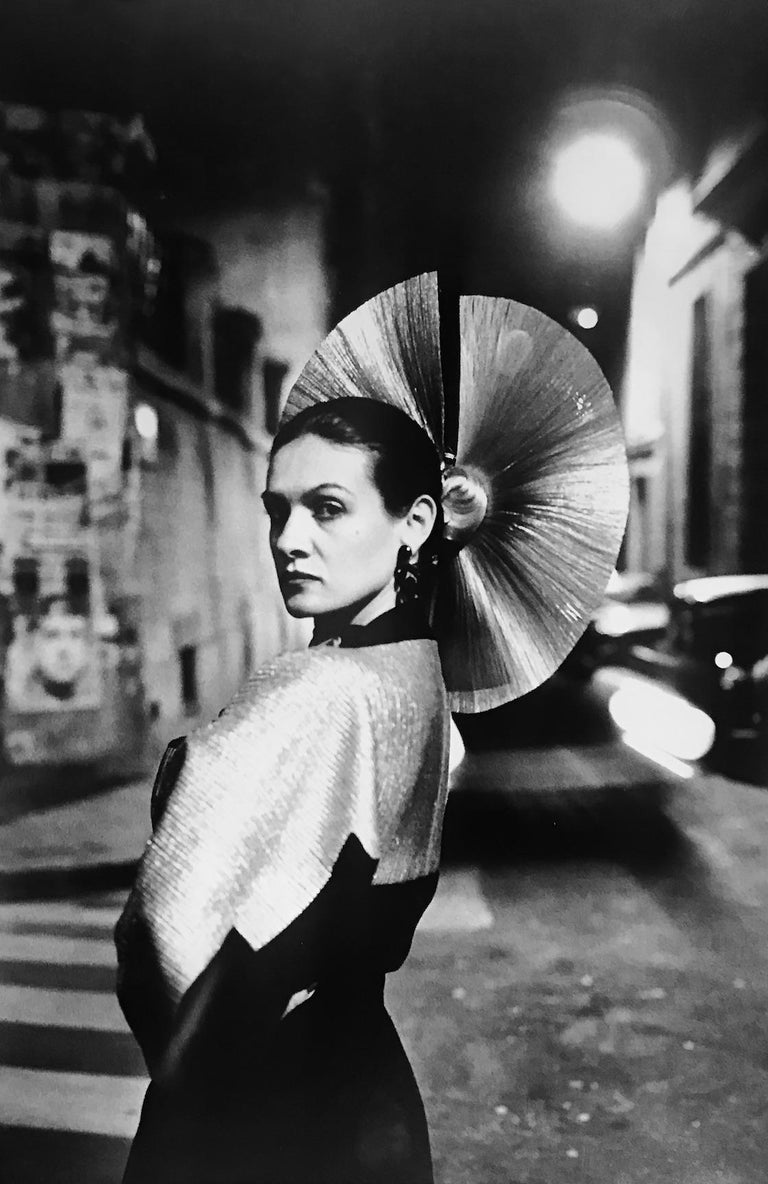 who designed paloma picasso wedding dress Helmut Newton - Paloma Picasso In a Karl Lagerfeld Dress For Sale at  1stDibs