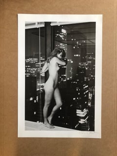 Patty Hansen over Manhattan, 1977