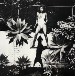"Raquel Welch" Original 20x24 Vintage Silver Gelatin Print by Helmut Newton