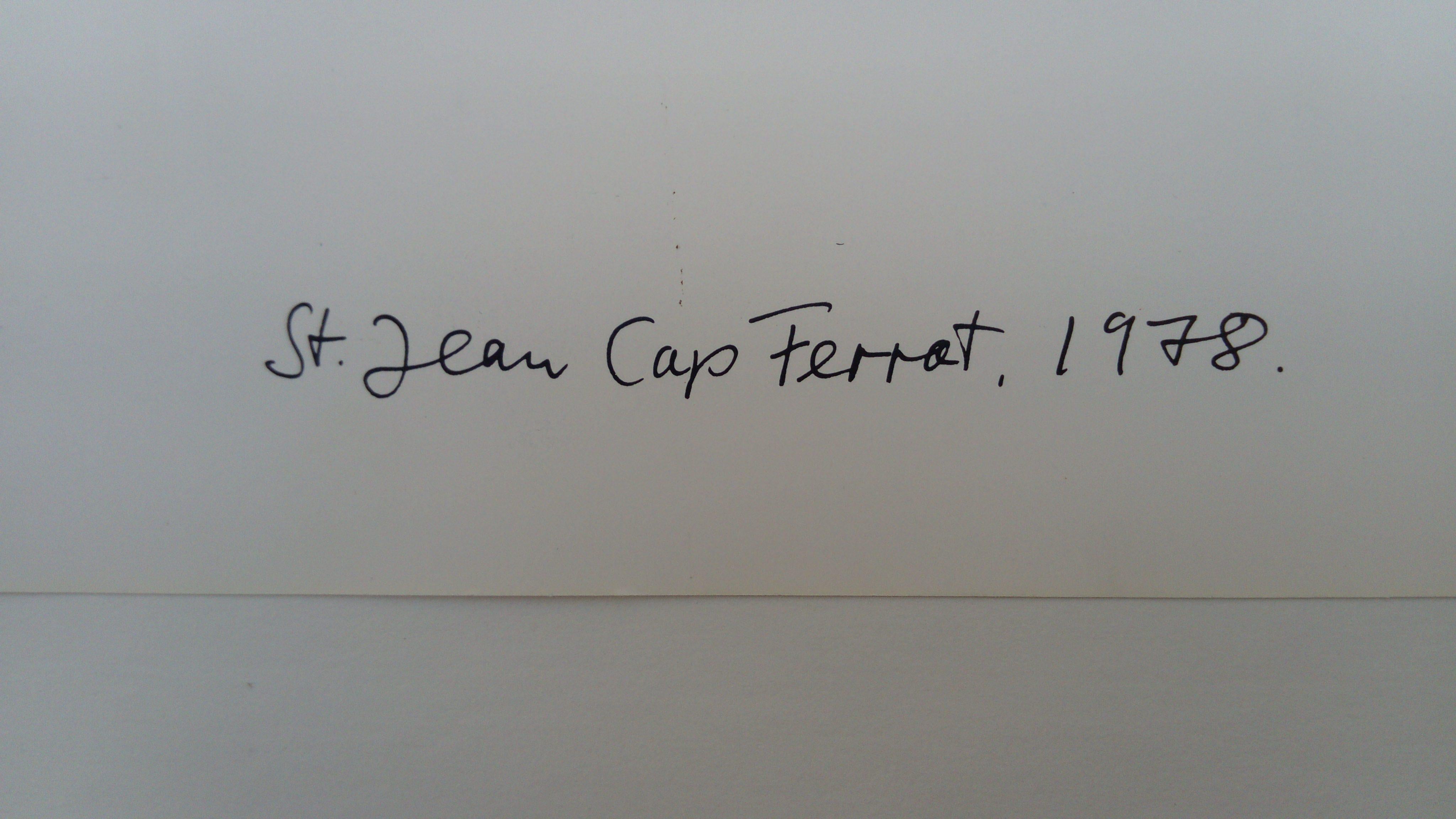 Saint Jean Cap Ferrat - Black Black and White Photograph by Helmut Newton