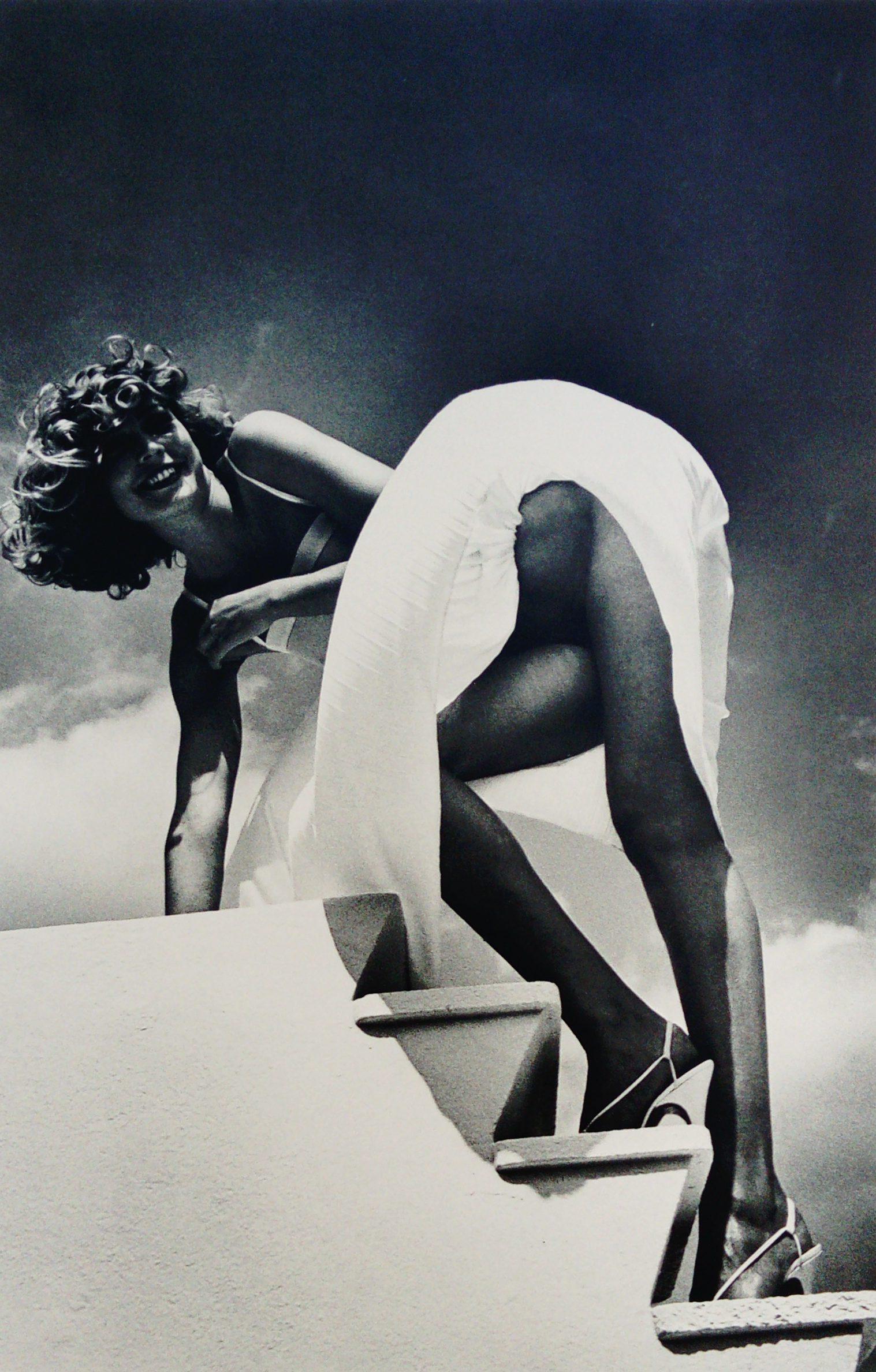 Helmut Newton Black and White Photograph - Saint Jean Cap Ferrat