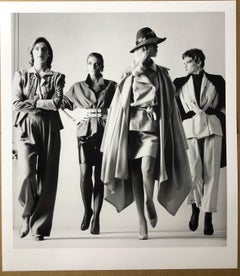 "Sie Kommen, Dressed, Paris 1981" Vintage Silver Gelatin by Helmut Newton