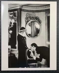 "Upstairs at Maxims, Paris, 1978" Vintage Silver Gelatin Print by Helmut Newton