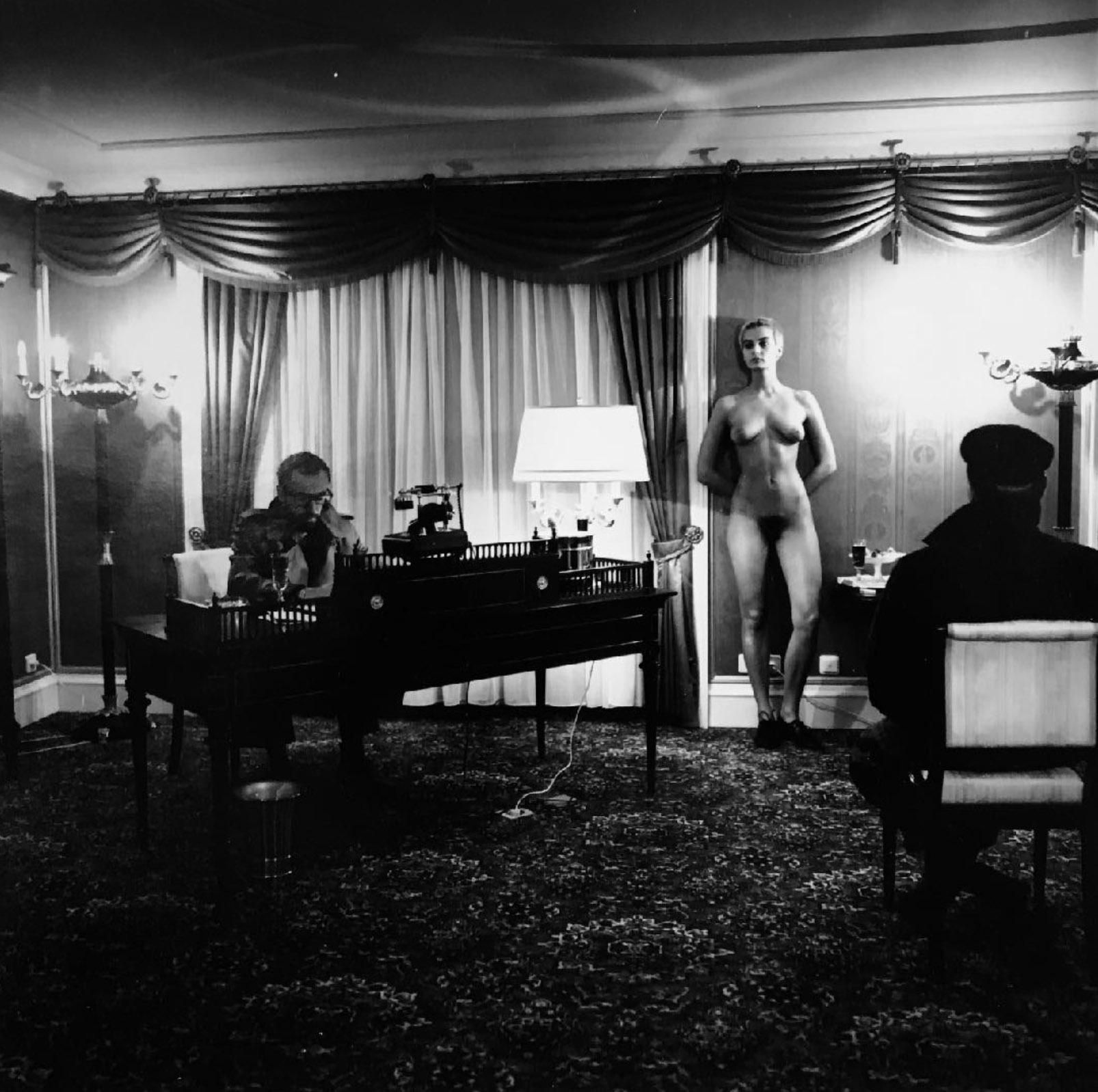 Helmut Newton Black and White Photograph - Voyeurism in LA