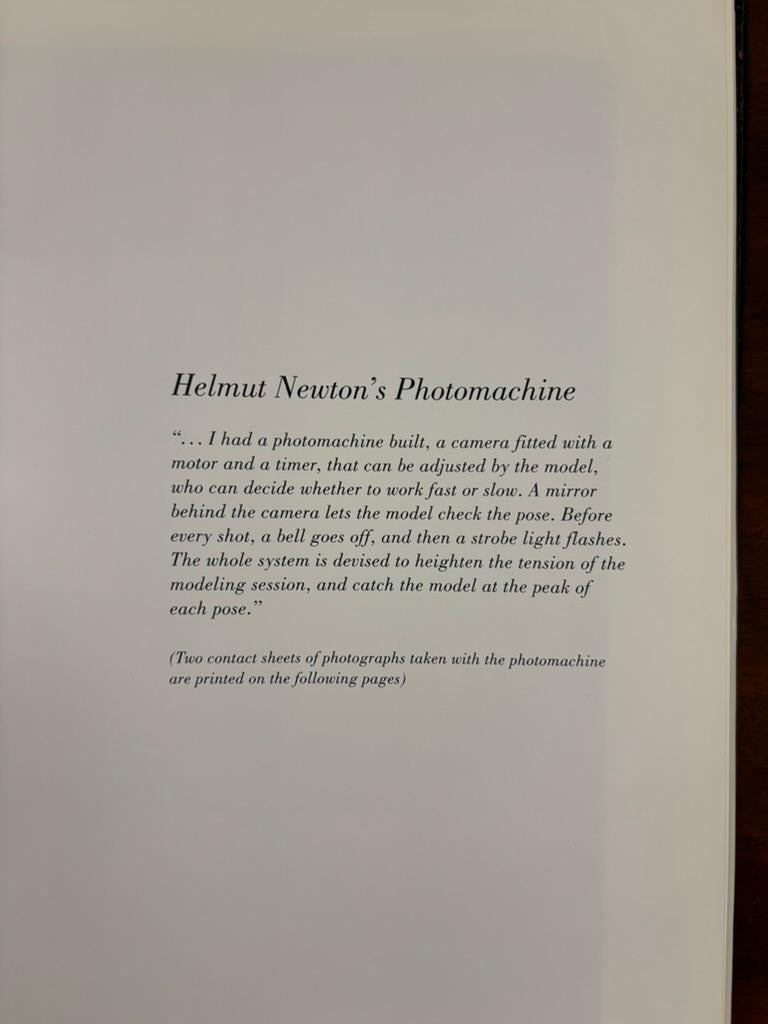 Ritratti di Helmut Newton, Helmut Newton, Prima edizione 1987 13