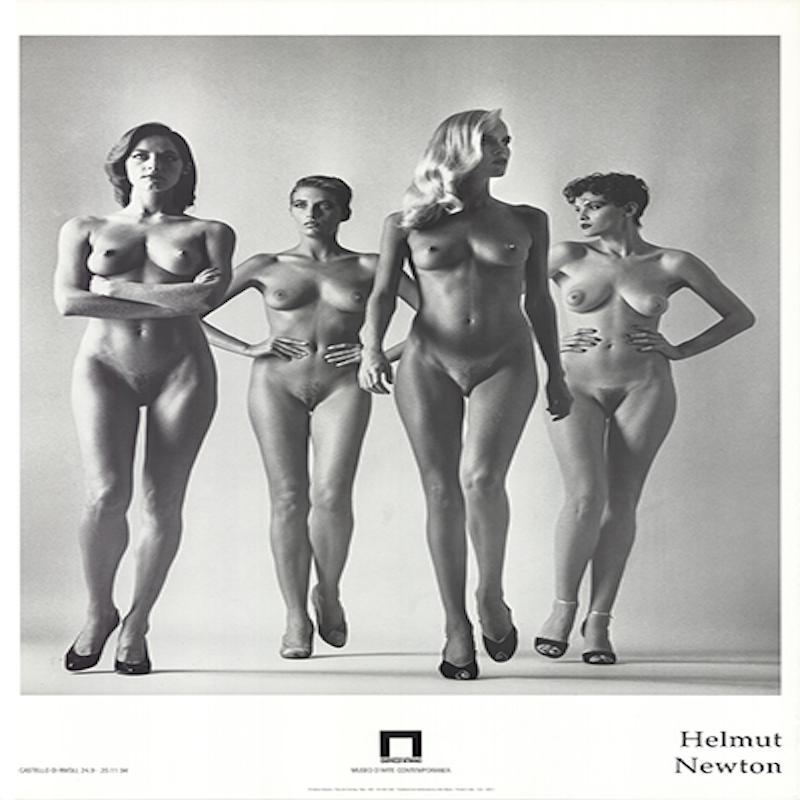 They are Coming - Print by Helmut Newton