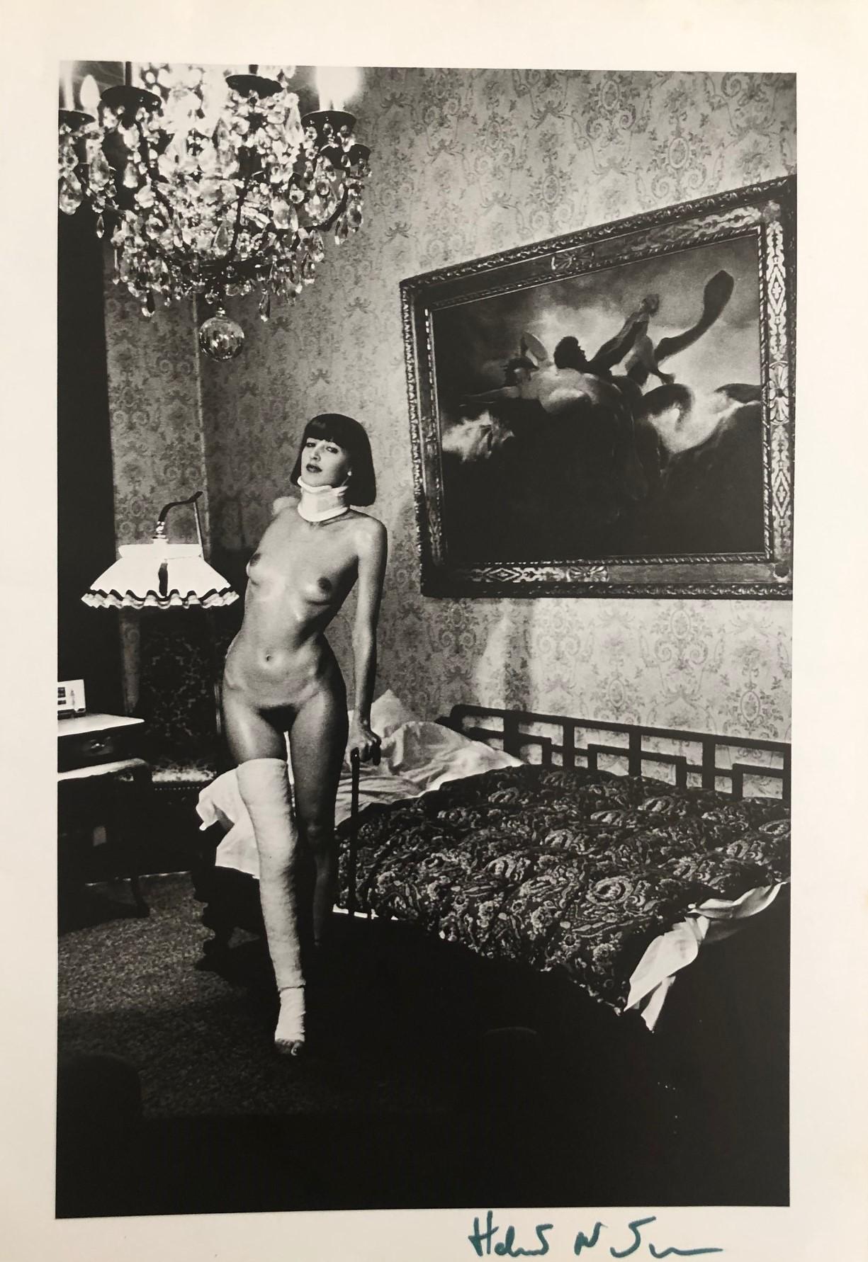 Helmut Newton Signierte Foto-Lithographie (Moderne der Mitte des Jahrhunderts)