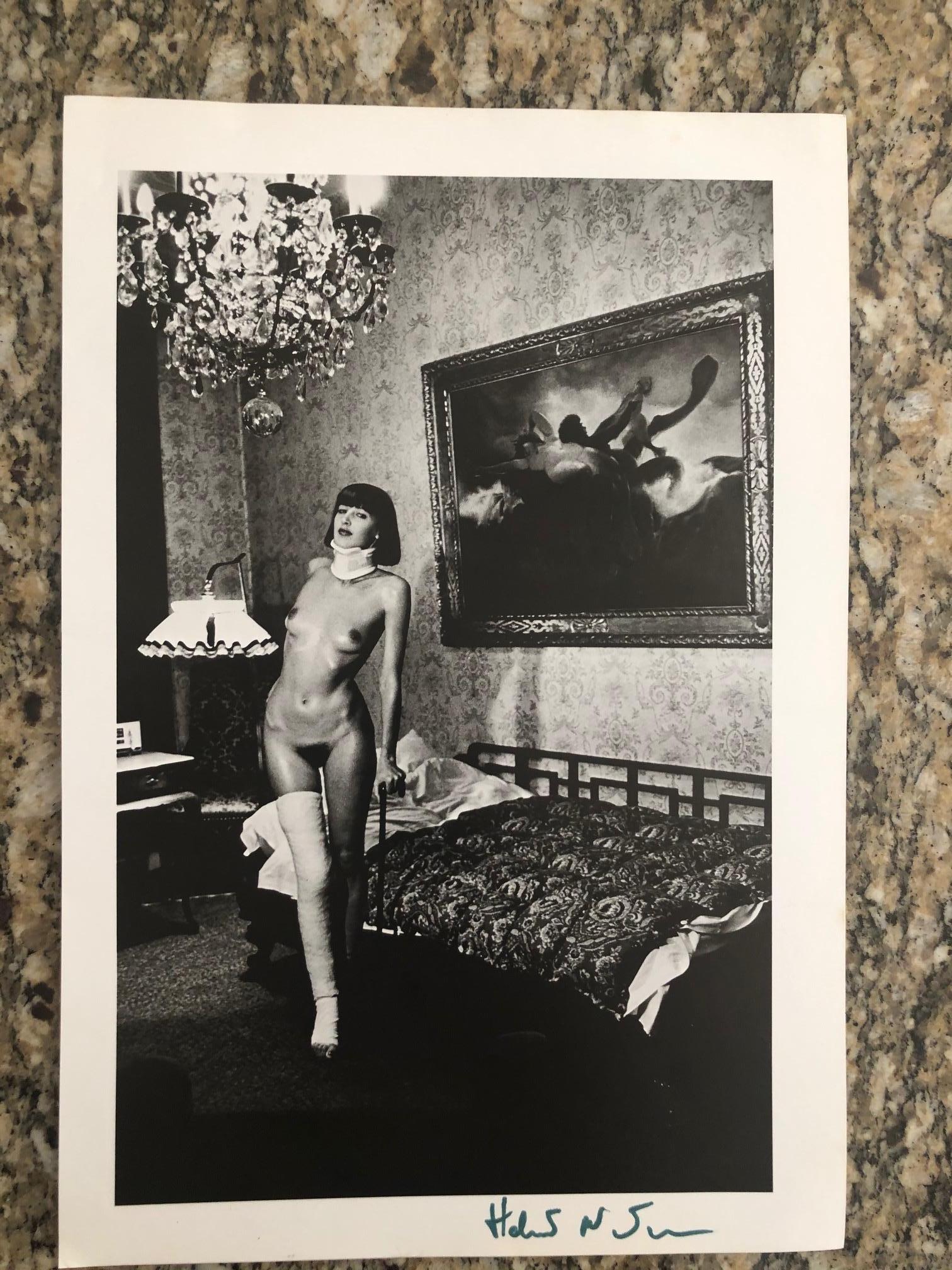 German Helmut Newton Signed Photo-Lithography