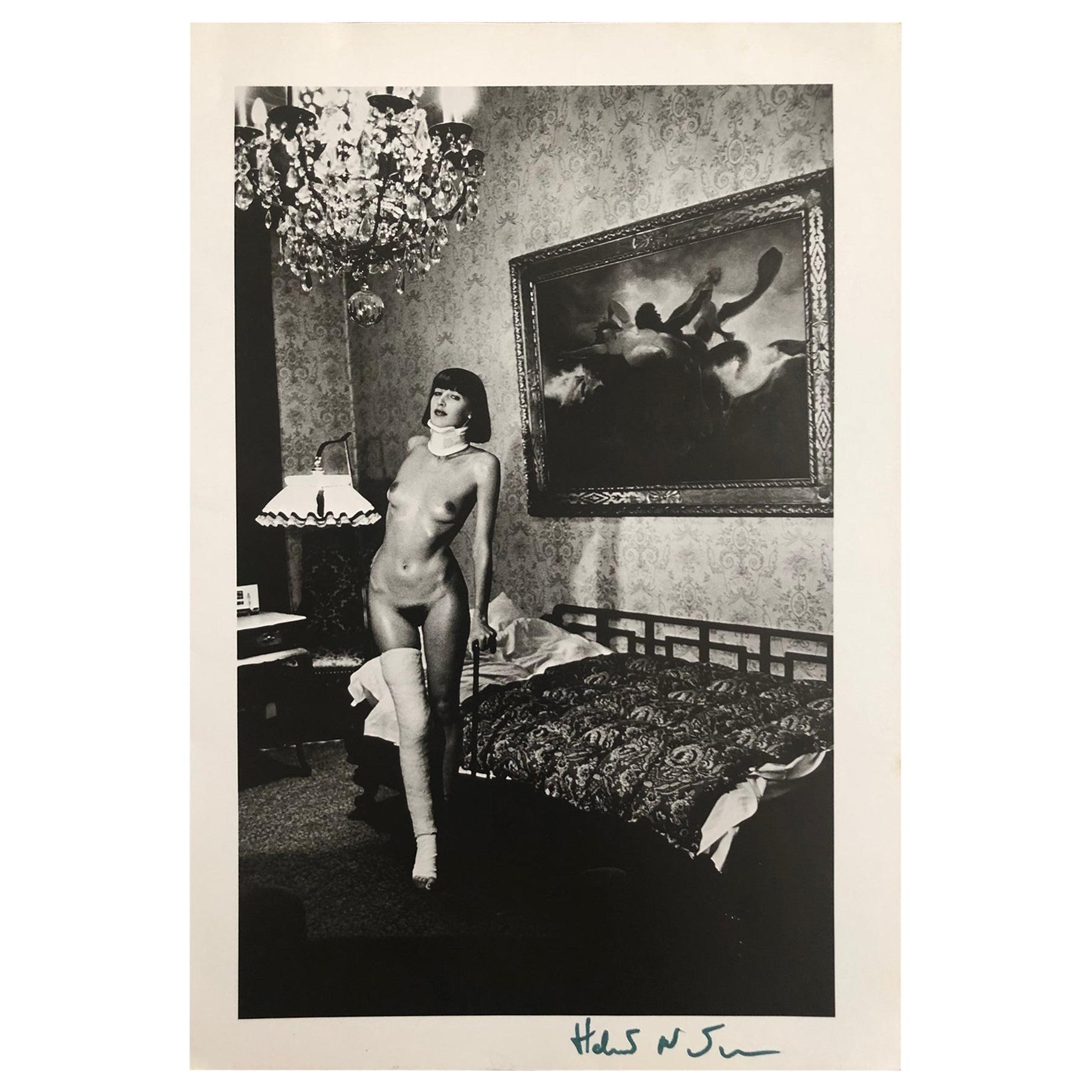Helmut Newton Signed Photo-Lithography