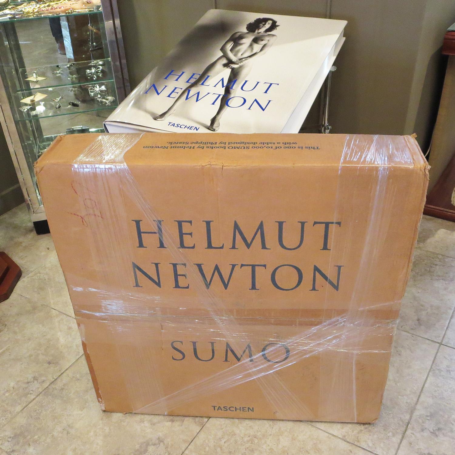 Monacan Helmut Newton Sumo Book on Philippe Starck Chrome Stand