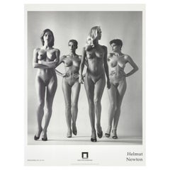 Helmut Newton They Ara Coming, Castello di Rivoli 1994, rare and very big poster