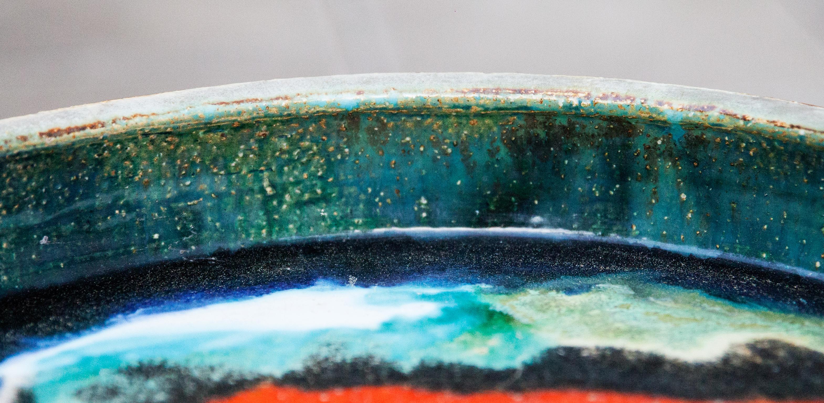 German Helmuth Schäffenacker Unique Ceramic Side Table 1960s