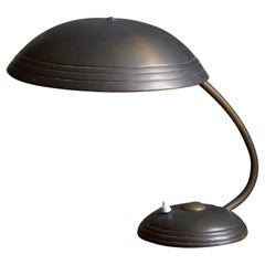 Helo, Adjustable Table Lamp, Brass, Germany, 1950s