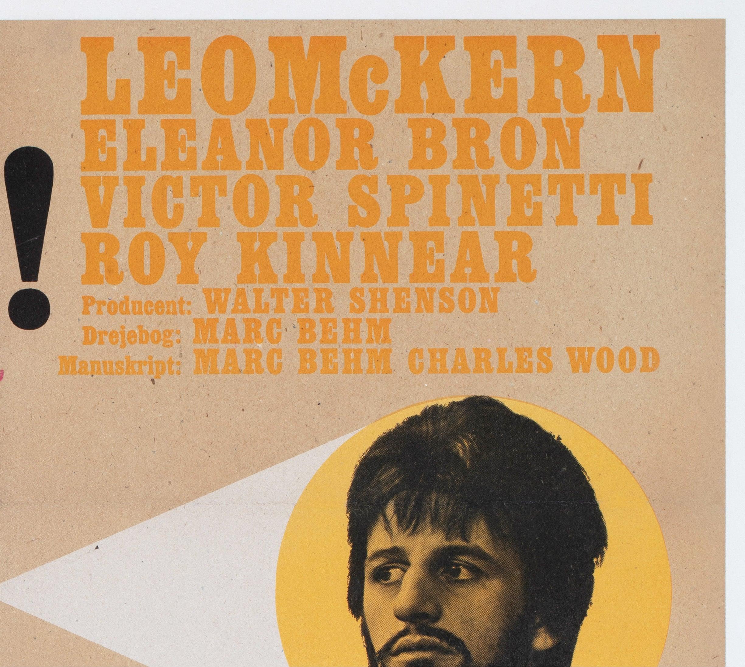 Help! 1965 Danish 1 Sheet Film Poster, The Beatles In Excellent Condition For Sale In Bath, Somerset