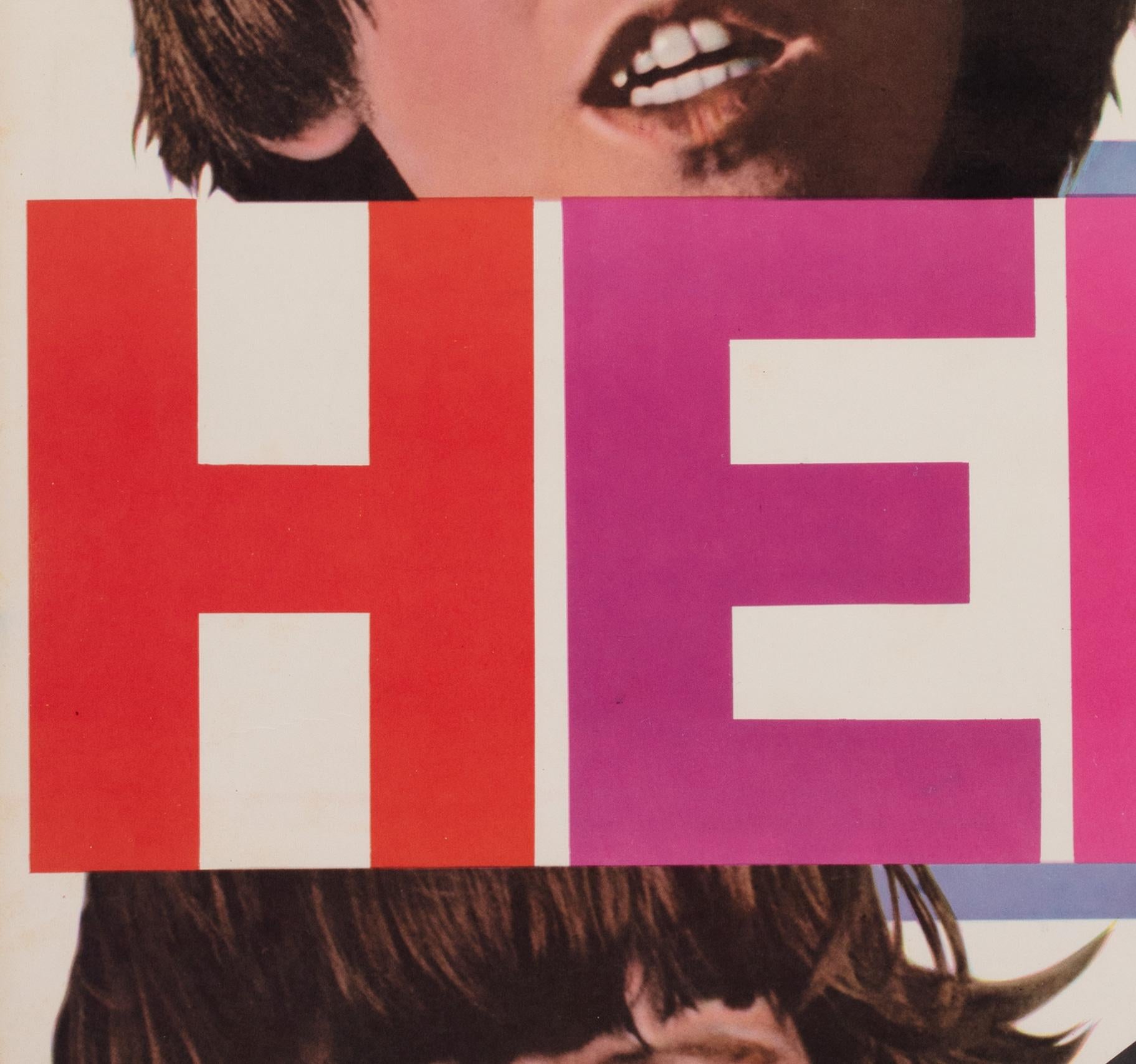 Hilfe! 1965 Japanisches B2-Filmplakat (Papier) im Angebot