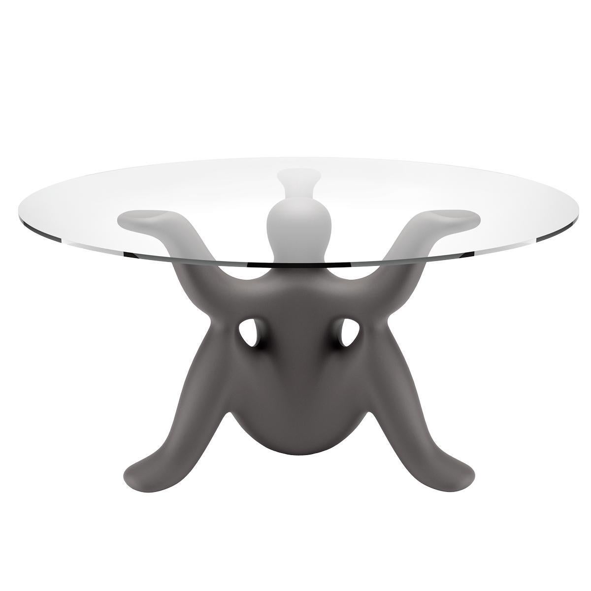 Table Helpyourself en verre et polyéthylène noir par Philippe Starck Neuf - En vente à Brooklyn, NY