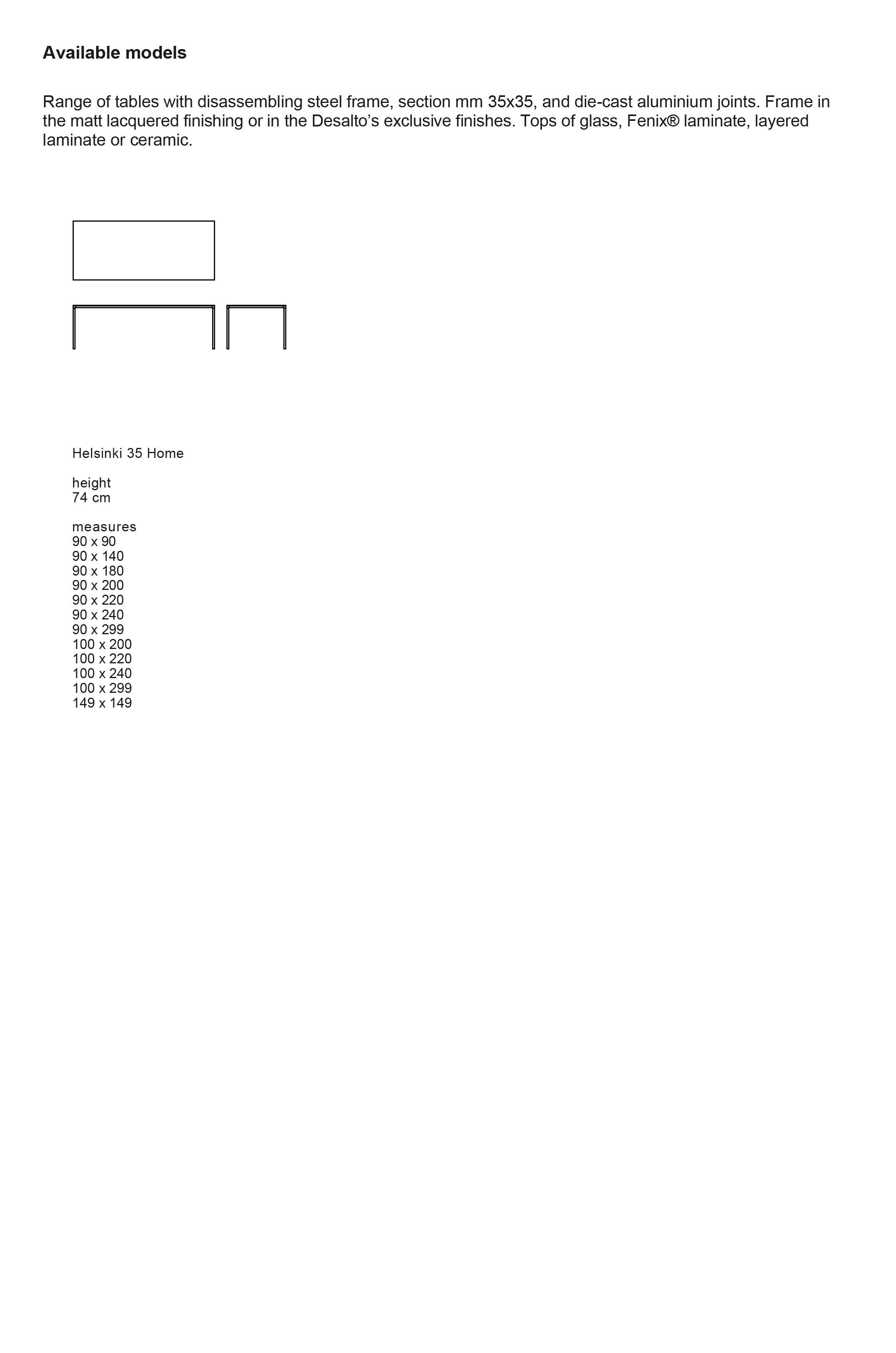 Céramique Table d'appoint personnalisable Desalto Helsinki 35 Home en céramique de Caronni + Bonanomi en vente